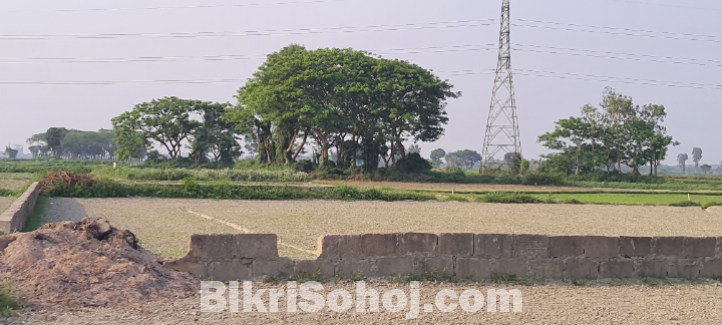 আর্কষণীয় লোকেশনে কমমূল্যে জমি বিক্রয়